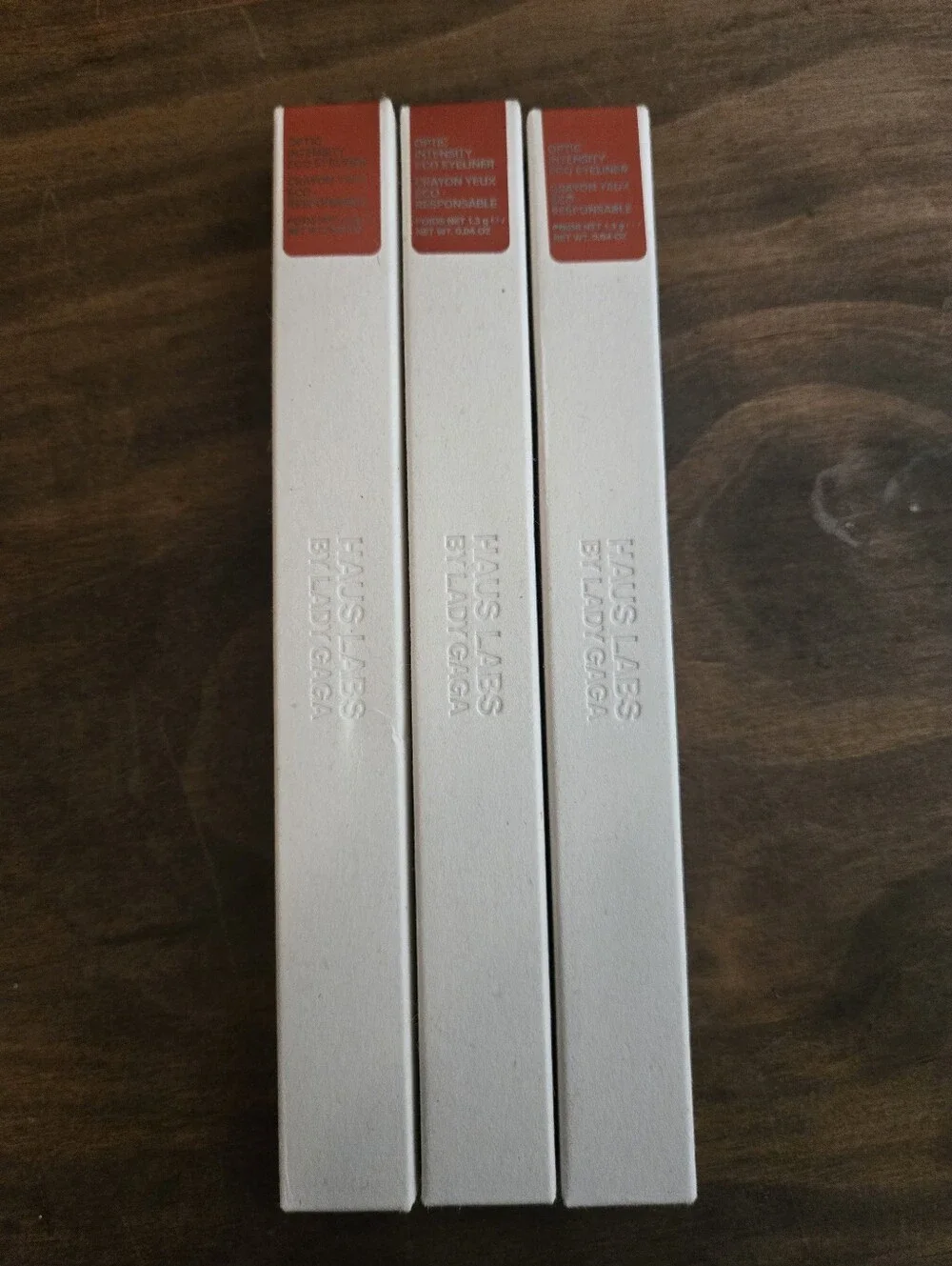 Set Of 3 Haus Labs Optic Intensity Eco Eyeliner - Sienna Matte
